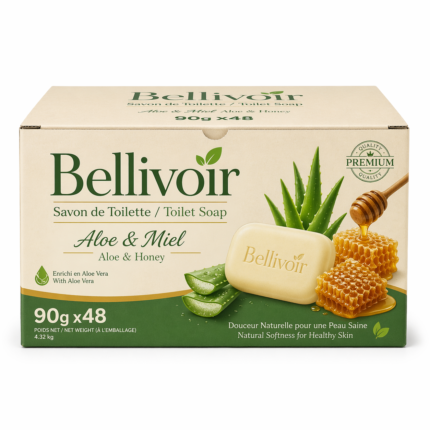 Savon Toil.Bellivoir Aloe/miel 90g x48