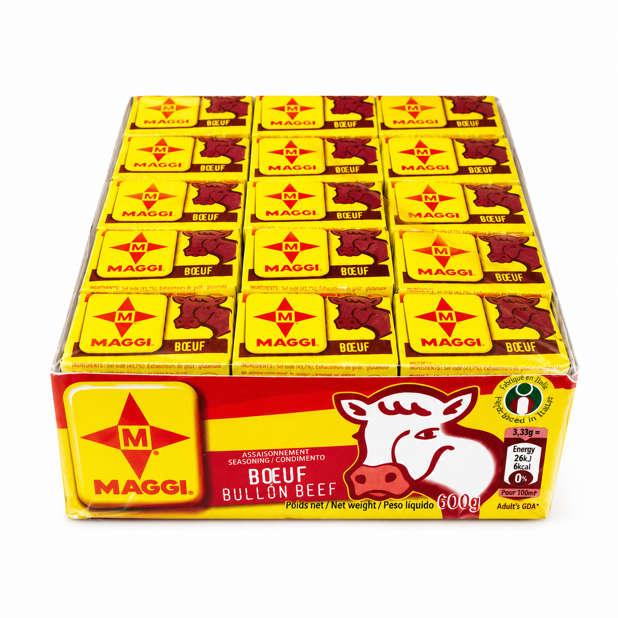 DABO1_00966-1 Bouillon Maggi Tablette Bœuf 10g x60 x24 – Image 1