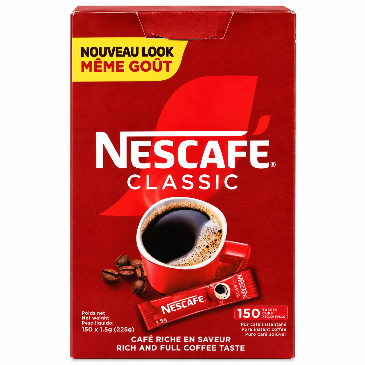 DCDY1_05610-1 Café Nescafé 1,5g x150 sachets x9 – Image 1